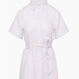 Aritzia Wilfred Eleta Maxi linen dress iced lavender
